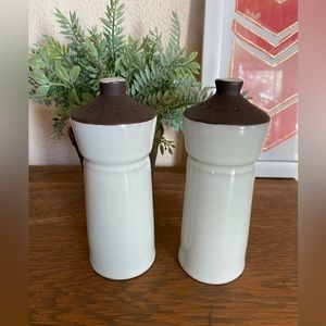 Denby - Summit - Celadon (Light Green) - Salt & Pepper Shaker Set - 5 1/2" tall